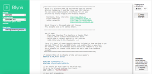 coding builder di Blynk