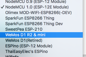D1 pro Arduino IDE