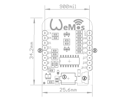 Dimensioni D1 Pro - WeMos