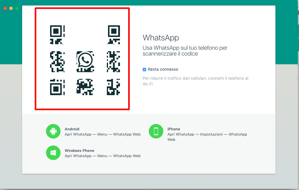 collegare whatsapp web con il proprio cellulare