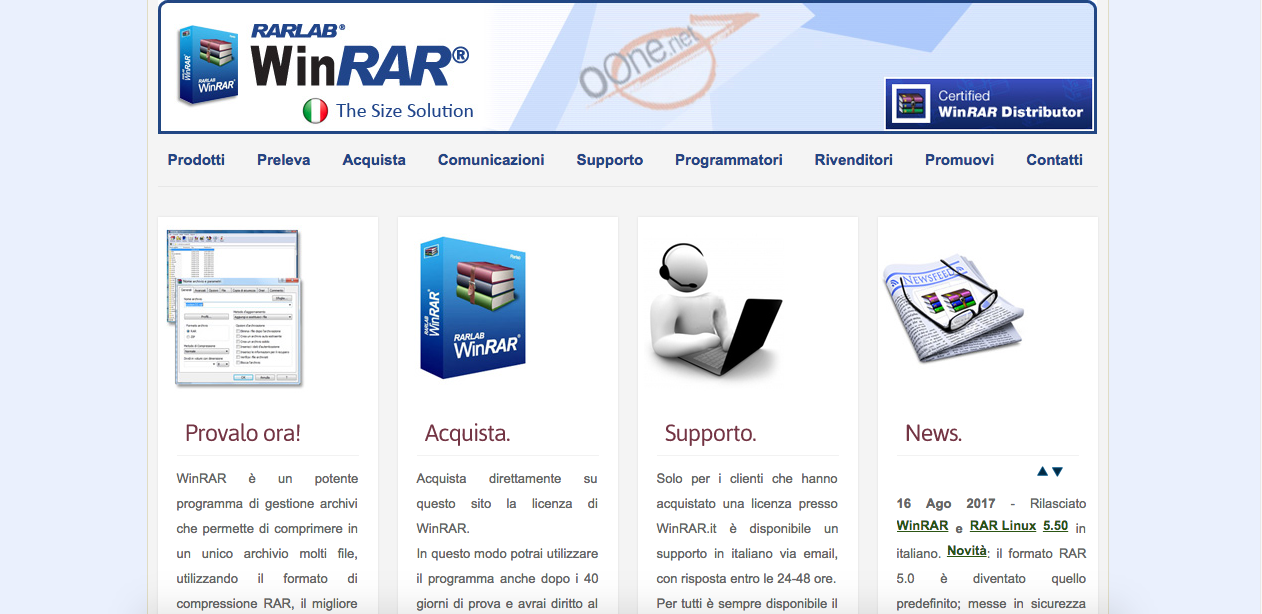 download winrar completo italiano gratis