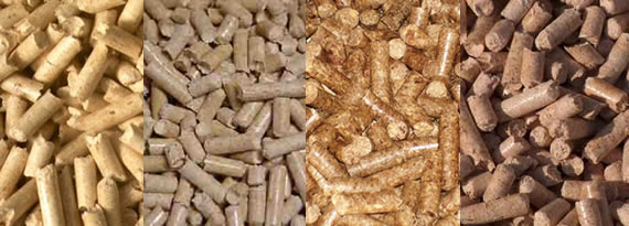 Pellet proveniente da legni diversi