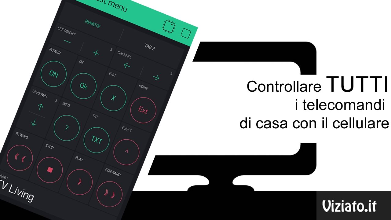 controllare la TV con il cellulare