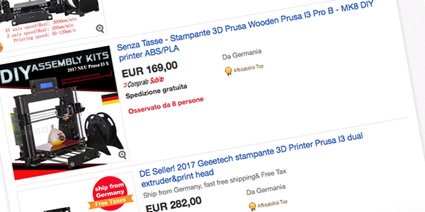 stampanti 3d economiche fino a 300 euro