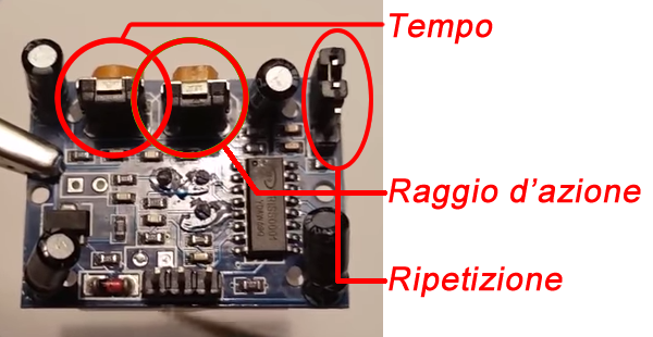 Sensore PIR descrizione HC-SR501
