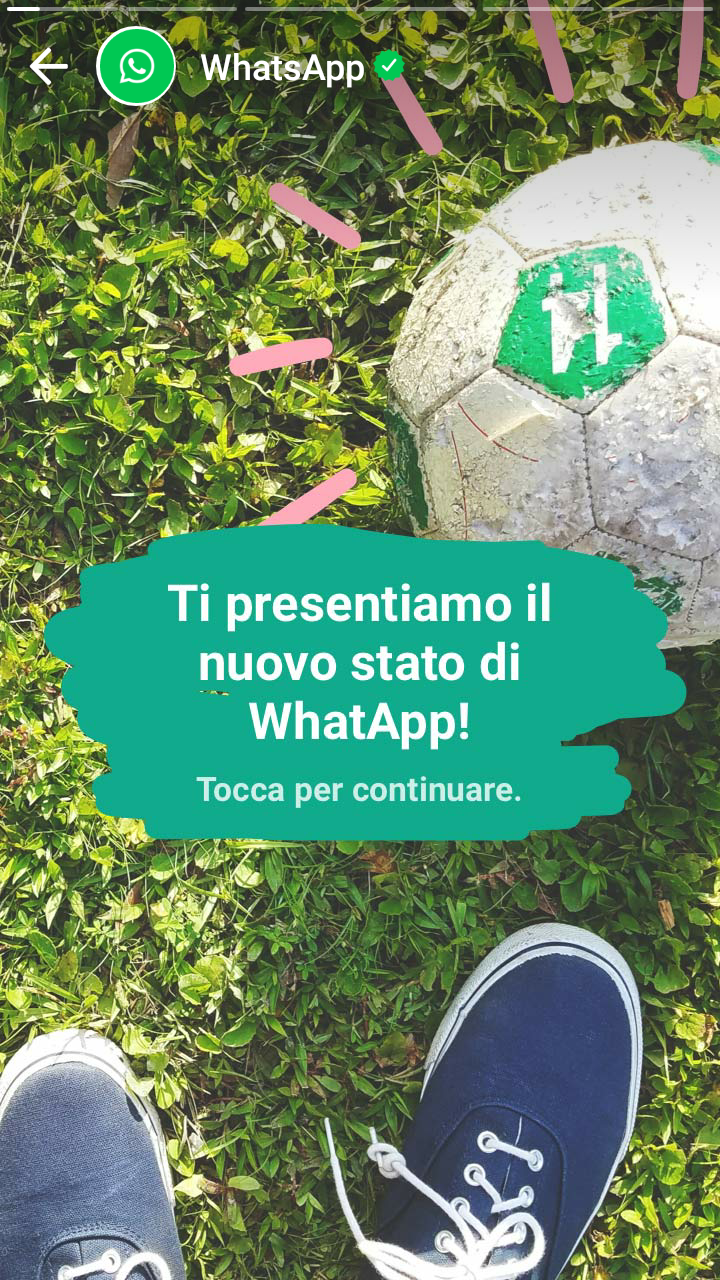 aggiornare lo stato whatsapp. Anteprima della funzione