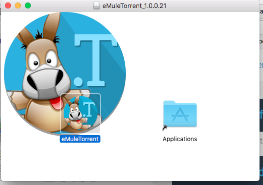 Emule per mac: la procedura d'installazioen del file .dmg appena scaricato