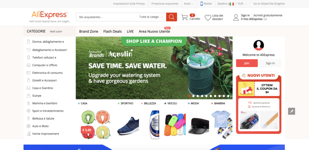 siti come amazon - aliexpress