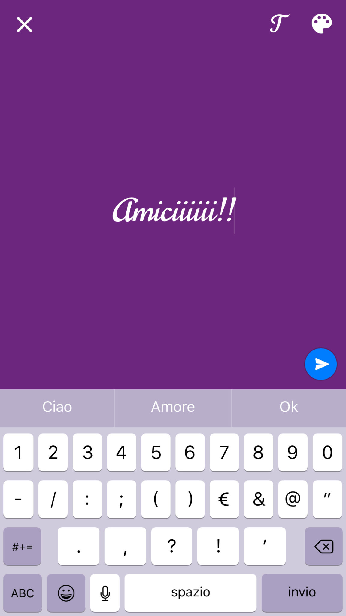 stati whatsapp sull'amicizia - sfondo viola